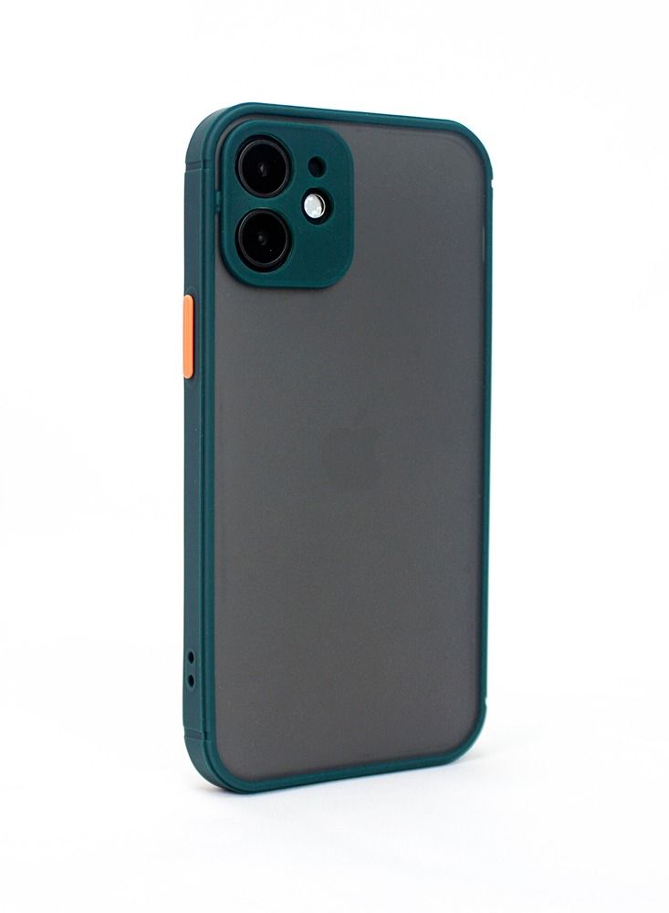 iPhone 12 Case, Protective Back Cover Case for iPhone 12 6.1" Green - Image 1