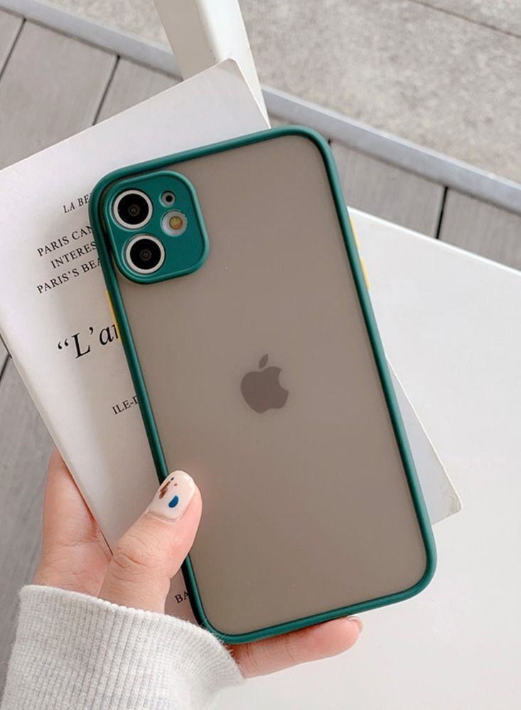 iPhone 12 Case, Protective Back Cover Case for iPhone 12 6.1" Green - Image 2