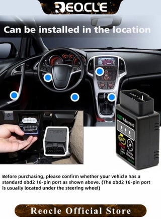 Car OBD2 Scanner Code Reader Engine Fault Scanner Automobile Fault Detector CAN Diagnostic Scan Tool for All OBD II Protocol Cars - view 3
