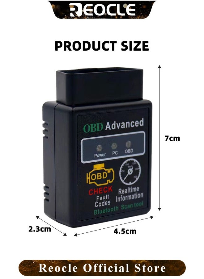 REOCLE - Car OBD2 Scanner Code Reader Engine Fault Scanner Automobile Fault Detector CAN Diagnostic Scan Tool for All OBD II Protocol Cars - Image 1