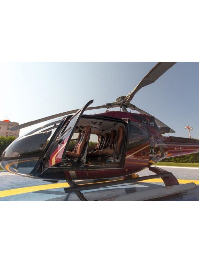 Wondergifts 17-Minute Helicopter Ride in Abu Dhabi – Aerial Adventure with Stunning City Views - Experience Gift with Free Spa Voucher  - Image 2