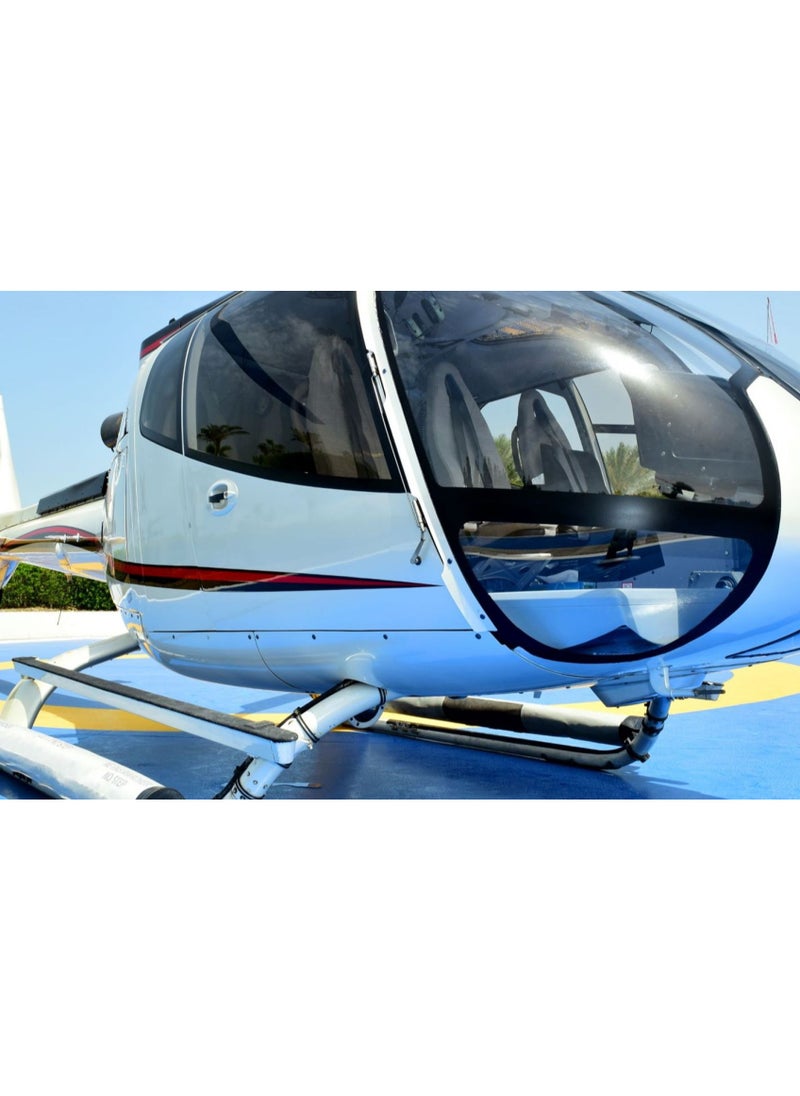 Wondergifts 17-Minute Helicopter Ride in Abu Dhabi – Aerial Adventure with Stunning City Views - Experience Gift with Free Spa Voucher  - Image 3
