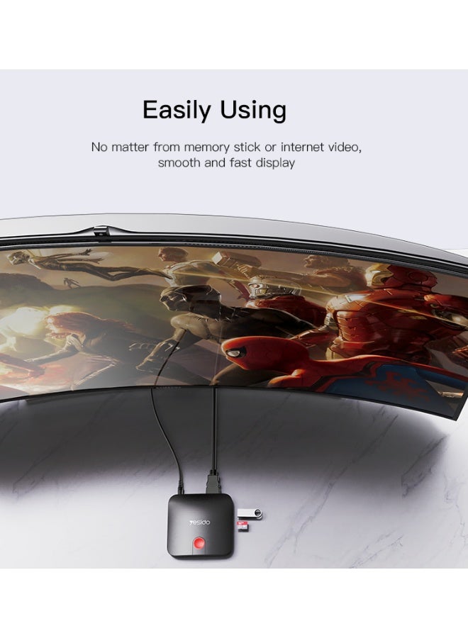 يسيدو جهاز استقبال OTT TV11 يعمل بنظام أندرويد، تلفزيون ذكي، مشغل وسائط أندرويد، 4K، 5G - Image 5