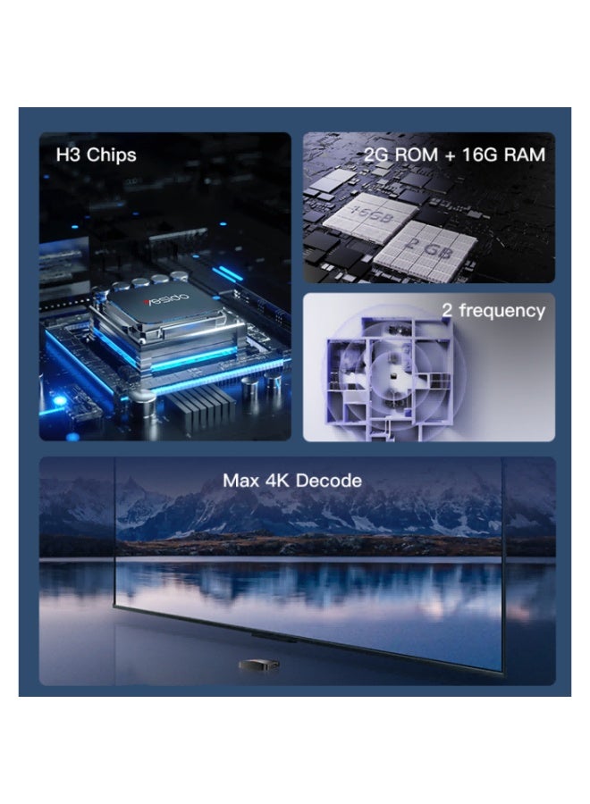 يسيدو جهاز استقبال OTT TV11 يعمل بنظام أندرويد، تلفزيون ذكي، مشغل وسائط أندرويد، 4K، 5G - Image 2