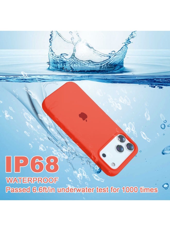 أوللاي آيفون 17 برو ماكس كيس واقي، مادة السيليكون، مقاومة للصدمات مع حماية عدسة الكاميرا وتغطية زر التحكم، غطاء واقي مضاد للصدمة الهاتف المحمول، متوافق مع إكسسوارات MagSafe - Image 5