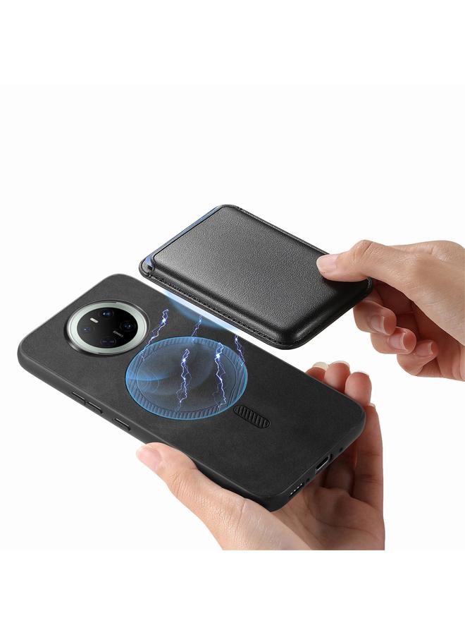 S-TOP Case For Huawei Mate 70 Pro Retro Magsafe Card Bag PU Back Cover Phone Case - Image 4