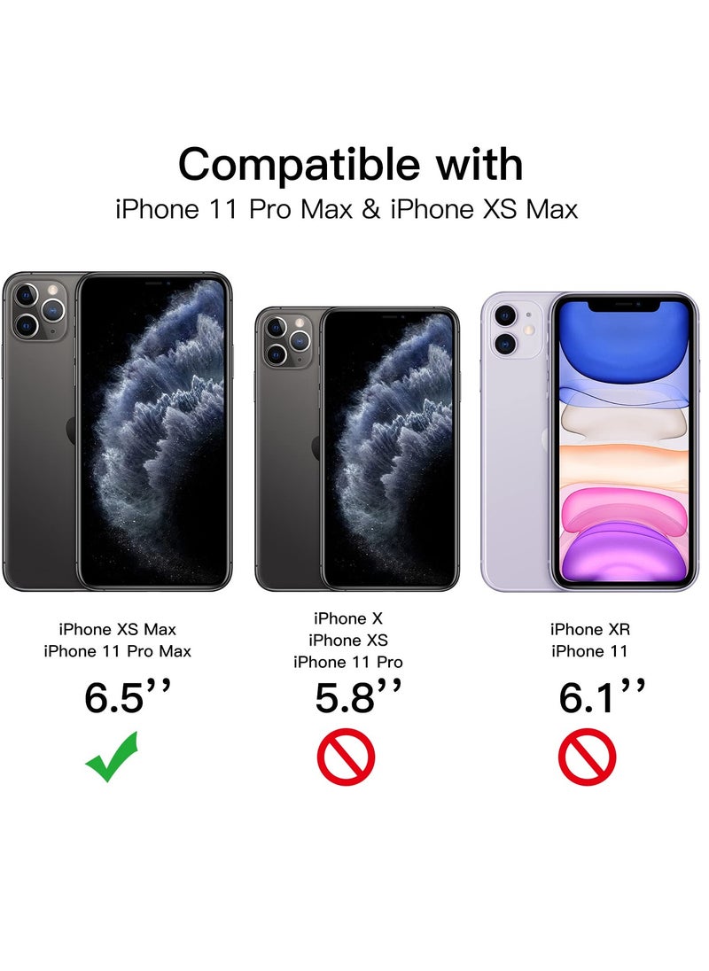 Jetech - Privacy Full Coverage Screen Protector For IPhone 11 Pro Max And Xs Max 6.5 Inch Anti Spy Tempered Glass Film Edge To Edge Protection Case Friendly 2 Pack - Image 1