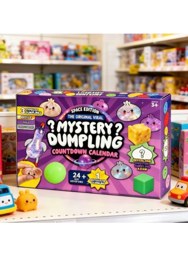 24 Days Mystery Dumpling Countdown Calendar, Squeeze Sensory Fidget Toy Set, Advent Calendar with Cute Squishy Toys for Kids 3+, Perfect Party & Holiday Gift - Image 4
