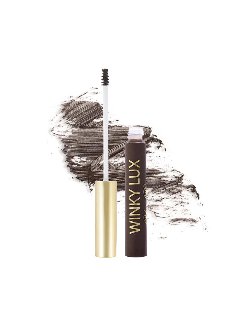 Winky Lux Winky Lux UniBrow Tinted Brow Gel Eyebrow Gel and Brow Mascara Eyebrow Makeup Brow Tint Universal Black 