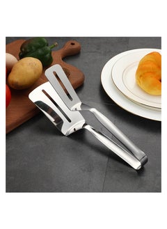Generic Bread Clip Holder Meat Grinders Roasting Meat Grinders BBQ Grips Flip and Hook for Turning Food and Steaks Premium Stainless Steel Silver MSK8001  - Image 1