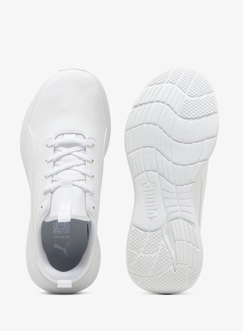 Puma puma white-silver mist Youth  Rickie Runner Sl  | Best Price UAE