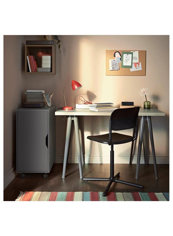 Green Tiger Storage Unit On Castors, Dark Grey/Black, 36X76 Cm - Image 3