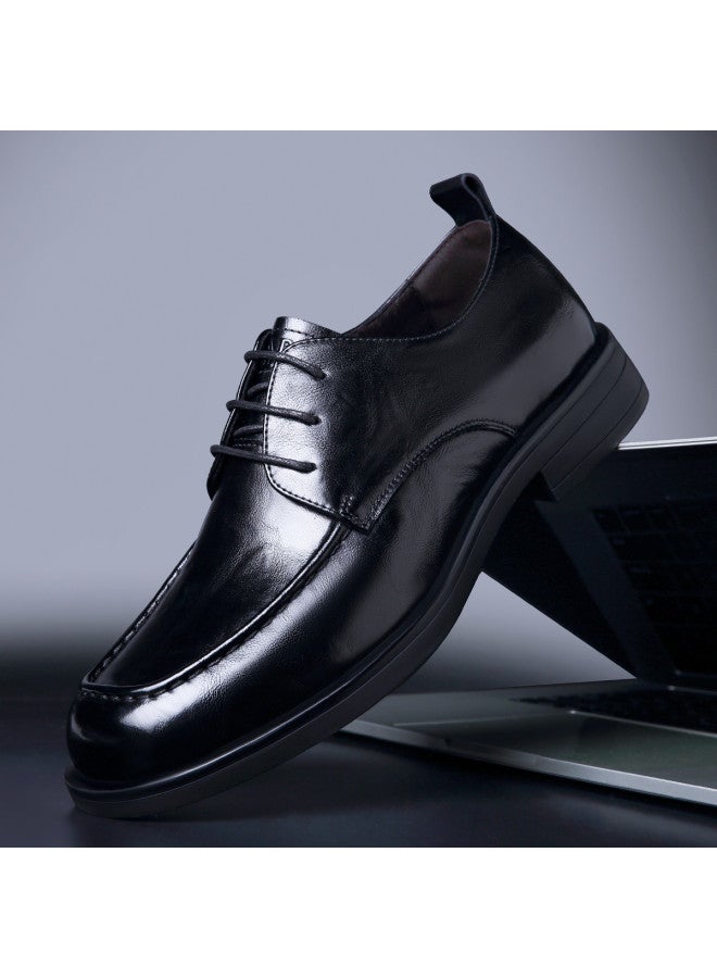 Fapai New Low-cut Business Casual Leather Shoes British Style Derby Shoes Fashion Autumn Breathable Lightweight Versatile Men's Shoes - Image 4