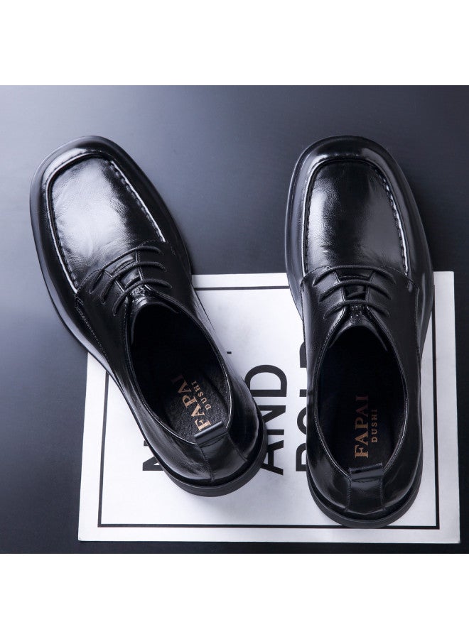 Fapai New Low-cut Business Casual Leather Shoes British Style Derby Shoes Fashion Autumn Breathable Lightweight Versatile Men's Shoes - Image 3