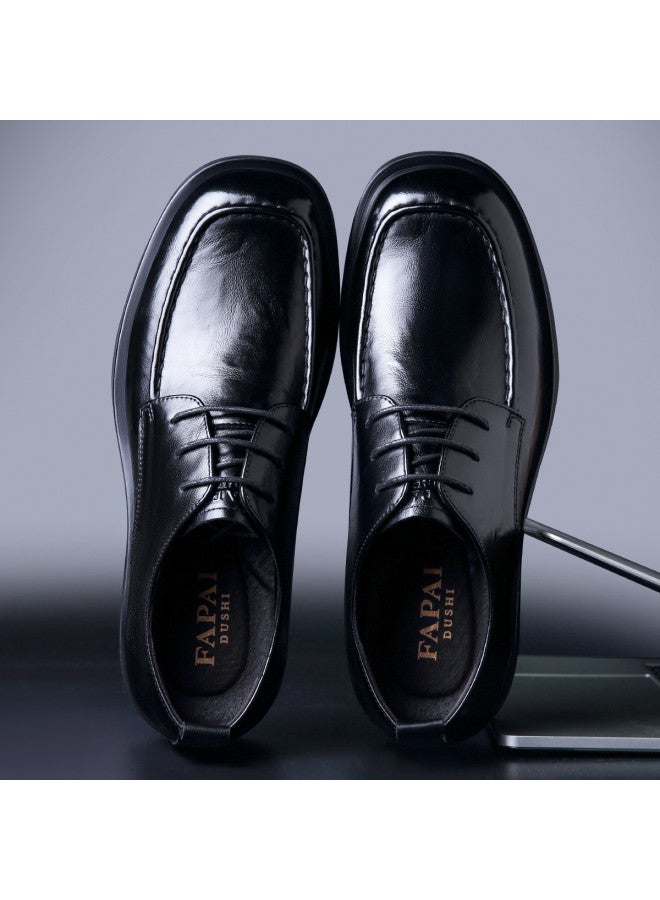 Fapai New Low-cut Business Casual Leather Shoes British Style Derby Shoes Fashion Autumn Breathable Lightweight Versatile Men's Shoes - Image 2