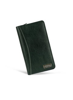 HAMMONDS FLYCATCHER HAMMONDS FLYCATCHER Genuine Leather Passport Cover, Passport Holder for Men and Women - Travel Accessories Document Organizer, RFID Protected Passport Wallet with Card Slots for Trips - Green  - Image 1