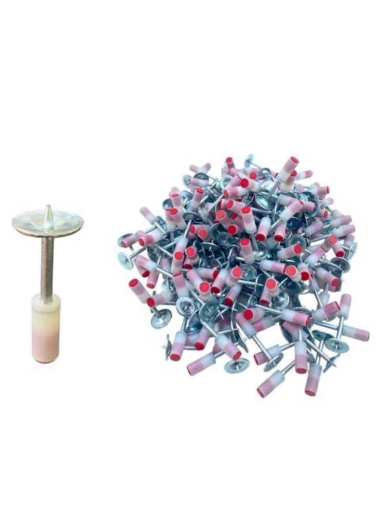 One Hundred Multi-Color Steel Nails Compatible with Nail Gun  - Image 3