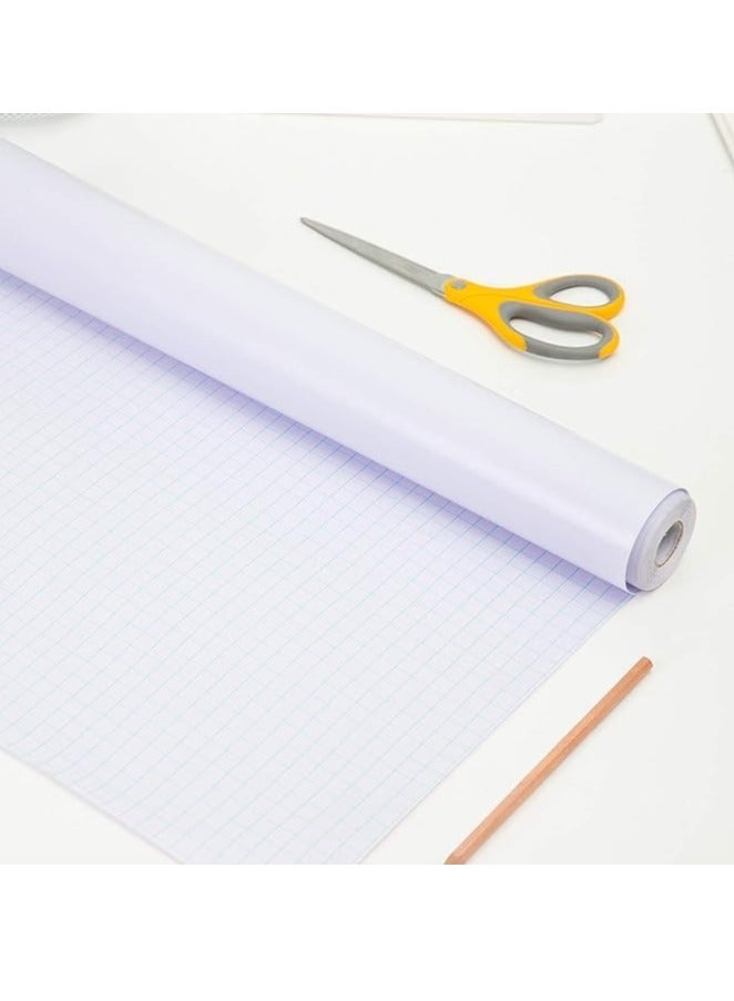 Self Adhesive Cover Clear Pack of 1 Rolls 45cm x15 yards) kids Cover Book Covers Adhesive Transparent Clear Books Covering Film Schools Notebook Covering Paper - Image 2