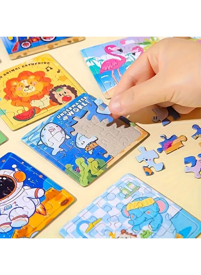 30Pcs Cartoon Animal Puzzles Educational Paper Jigsaw Toys For Youngsters Birthday Gifts - Image 2