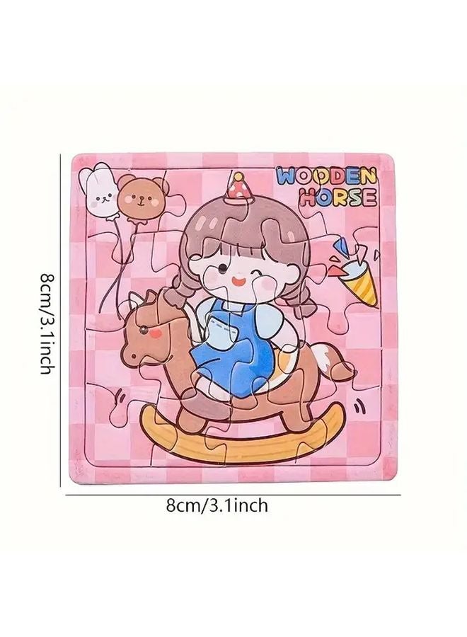 30Pcs Cartoon Animal Puzzles Educational Paper Jigsaw Toys For Youngsters Birthday Gifts - Image 3