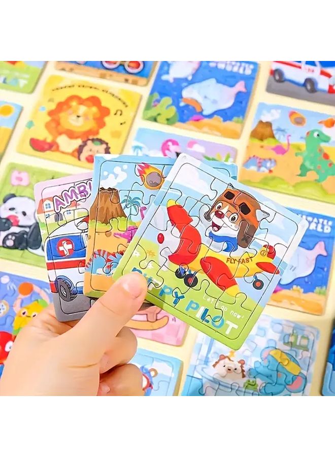 30Pcs Cartoon Animal Puzzles Educational Paper Jigsaw Toys For Youngsters Birthday Gifts - Image 4