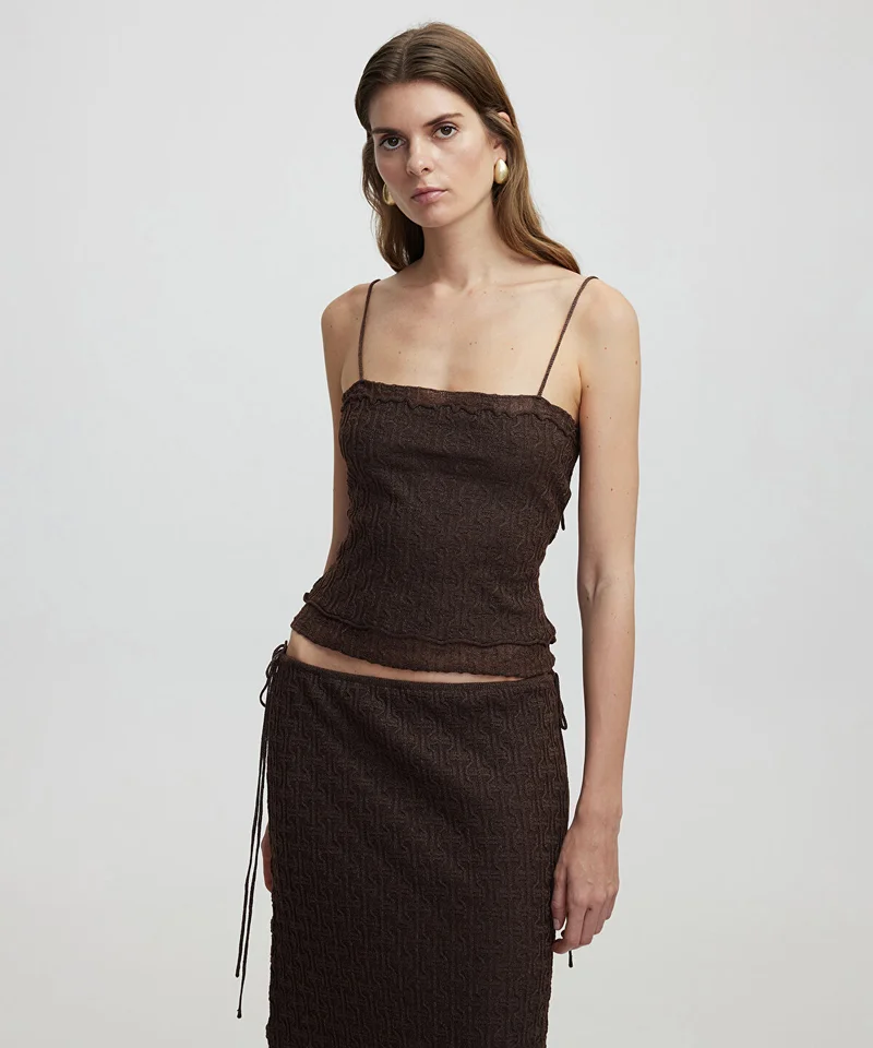 ابيكول Knit Top With Lurex Thread