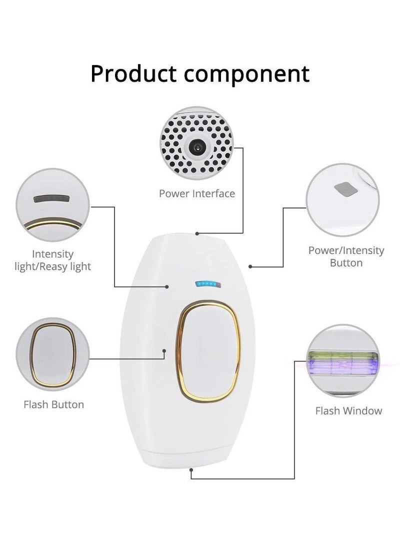 ELTRAZONE Laser Hair Removal Epilator for Women and Men – Permanent Hair Reduction Device with IPL Flashes – Painless At-Home Hair Removal Machine for Body, Face, Bikini, Legs & Underarms – Skin Sensor & Adjustable Power Levels – Safe & Easy to Use - Image 3