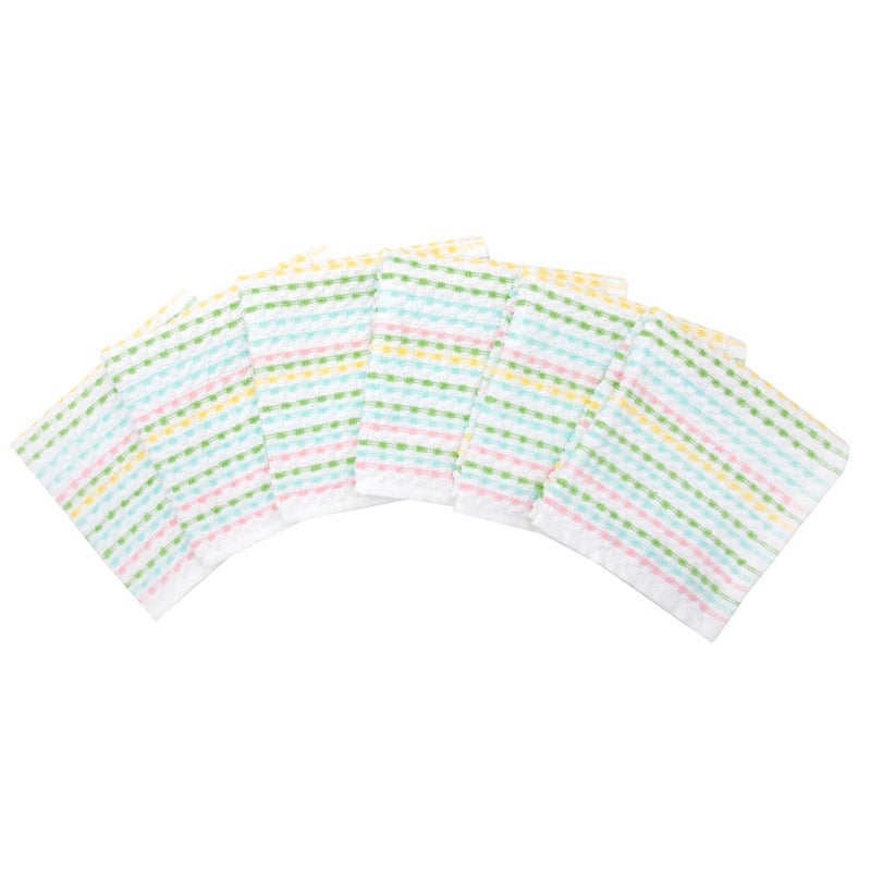 Ritz Pebble Bar Mop Towels: Highly Absorbent and Super Soft, 100% Cotton, Durable Super Absorbent Kitchen Bar Towels for Wiping Tables and Counters, 12x12, 6-Pack, Spring - Image 2