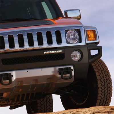 Hummer H3 Front Bumper Chrome Letters Inserts - Image 5