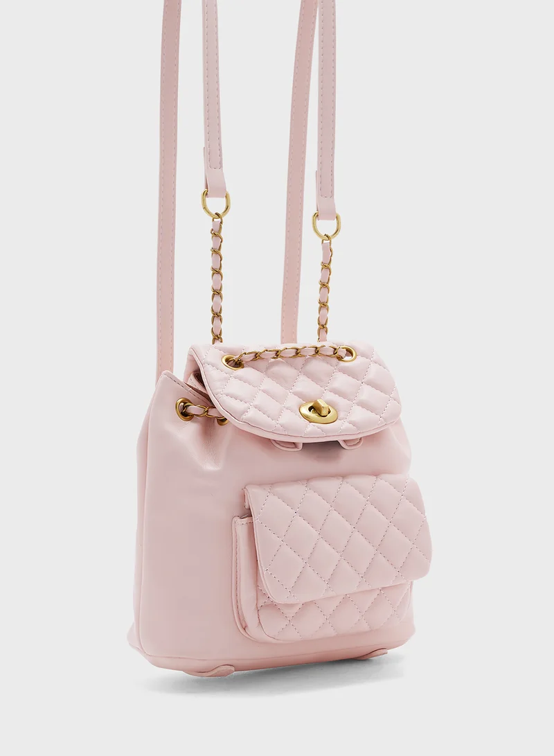 ELLA Quilted Mini Backpack