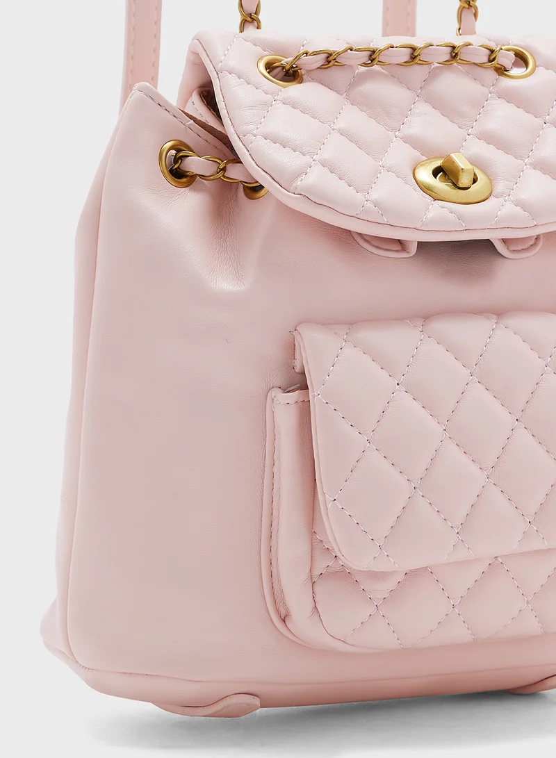 ELLA Quilted Mini Backpack