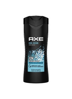 Axe Xe Cool Ocean Men'S Body Wash With Essential Oils 12H Refreshing Scent Body Wash For Men Clean And Fresh Scent 16 Oz  - Image 2
