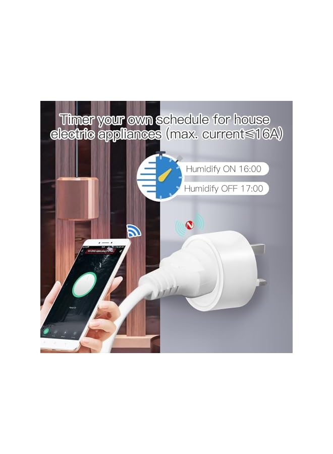 PROMASS promass ZigBee Portable Smart Plug, 16A High Power, with Energy Monitoring, Works as Repeater to Extend ZigBee Signal Coverage, Smart Life/Tuya Smart App, Work with Alexa Google Home, promass HUB Required  - Image 5
