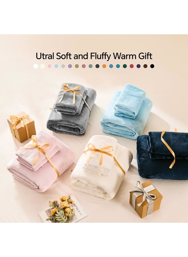 BEDELITE Flannel Sheets Twin Size Bright White - Super Soft Fleece Sheets Set Fluffy Extra Plush, 3 Piece(Include Fitted Sheet, Flat Sheet, 1 Pillowcase) - Image 5