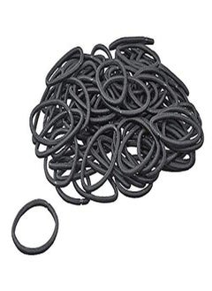 Scunci Thick Hair Black Elastics All Day Strong Hold NoDamage 5Mm Thickness 24Pieces Per Pack (2Pack)  - Image 3