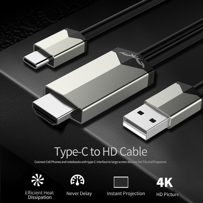 Mirascreen USB C to HD Cable 6.56ft 4K 30Hz Resolution - Plug Play Screen Mirroring for Home Office Travel - Image 5