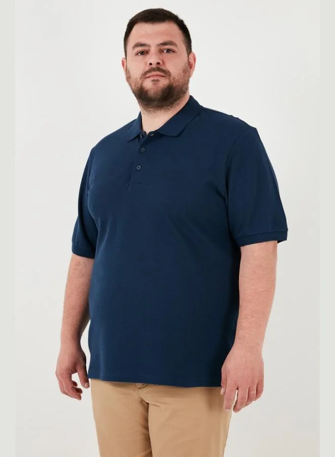 Buratti  Buratti Cotton Regular Fit Plus Size Polo Collar T Shirt Men's Polo Collar T Shirt 5902127B for Men | Best Price UAE