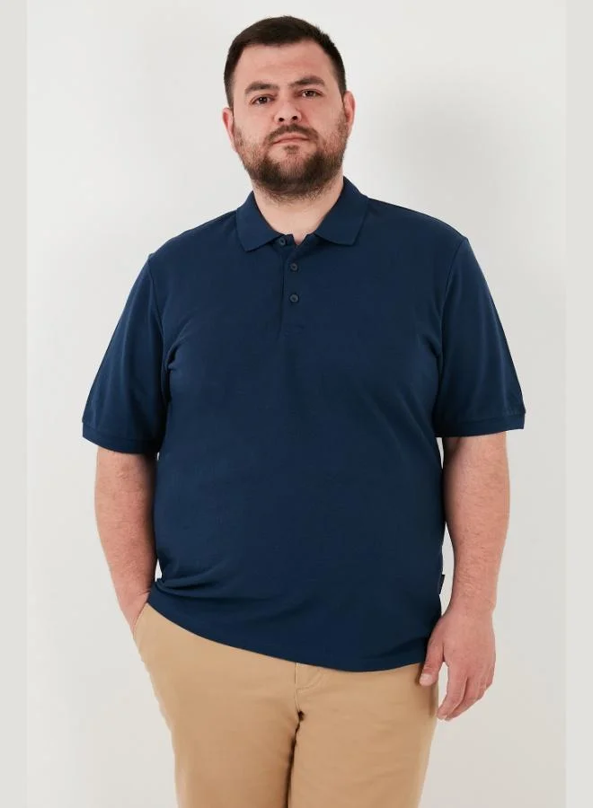 Buratti  Buratti Cotton Regular Fit Plus Size Polo Collar T Shirt Men's Polo Collar T Shirt 5902127B for Men | Best Price UAE