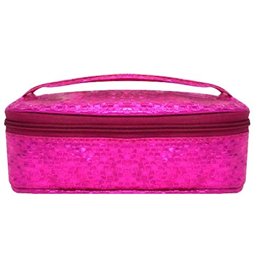 Adbeni Pouch, Cosmetic Kit Bag, Small Makeup Bag, Multi-Function Travel Bag, Toiletry Bags, Beach, Organizing, Essentials For Women & Girls,Pink - Image 1