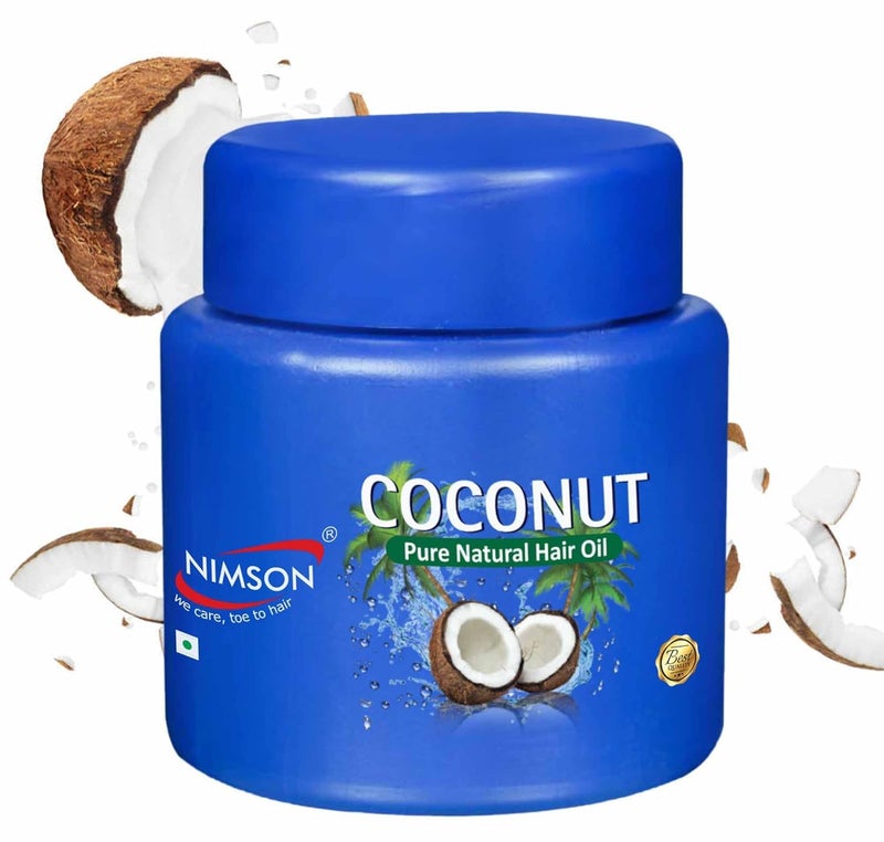 Nimson Coconut Hair Oil with Vitamin E | For Strong, Thick & Shiny Hair | Nourishing Formula | Unisex | 500ml - Image 5