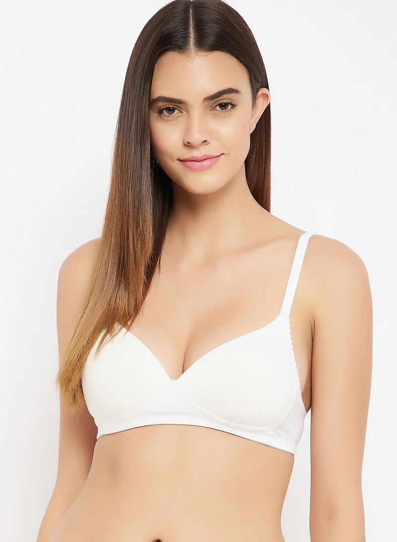 Clovia Plunge Neck Bra