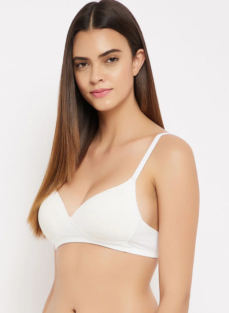 Clovia Plunge Neck Bra
