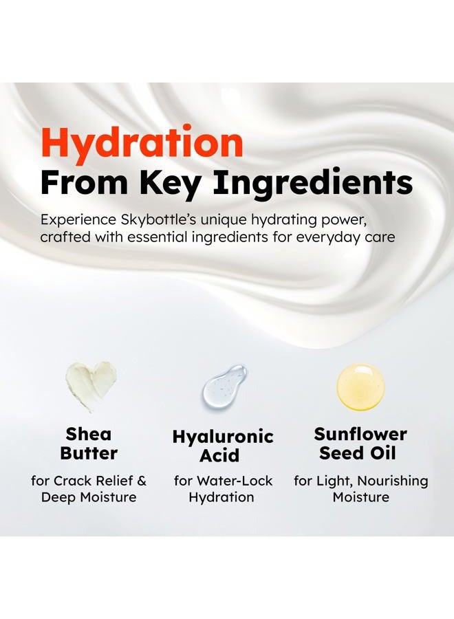 skybottle Hand Cream, Nourishes Very Dry Hands, Korean Hand Lotion, Hand Care for Women & Men, Perfumed with Bergamot, White Rose Scent with Shea Butter, 1.7 Fl. Oz - Image 5