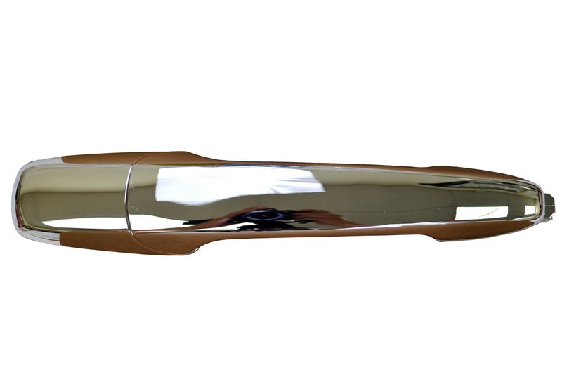 PT Auto Warehouse مستودع السيارات PT FO-3705M-FRK - مقبض الباب الخارجي الخارجي كروم - جهة الراكب الأمامية - Image 1