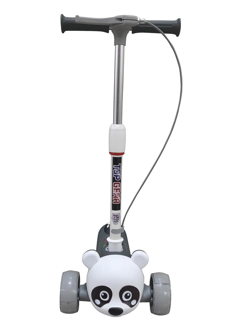 Top Gear Top Gear Kick Scooter TG 633 for Kids Ages 3-8 Foldable - 3 Wheel Scooter and Adjustble Height - Grey  - Image 1