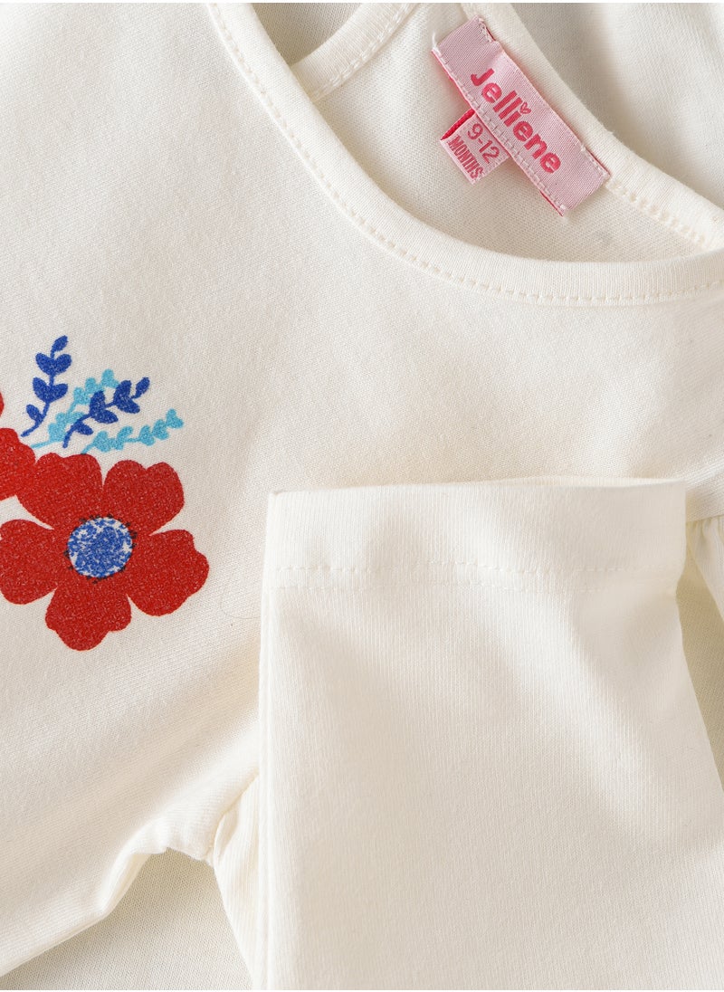 Jelliene - Jelliene Girls Cotton T-shirt, Soft and Comfortable Cotton T-shirt for Girls, Breathable and Skin-Friendly, Perfect for Everyday Wear - Image 1