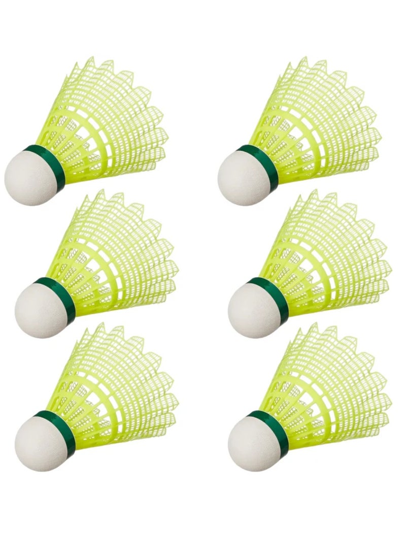 Spall 6 pices Badminton Shuttlecocks For Outdoor Indoor Sports - Image 1