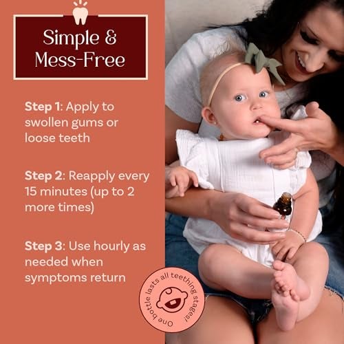 Punkin Butt Teething Oil for Babies, Herbal Plant-Based Formula Infused with Chamomile, Clove & Peppermint & Enhanced with Natural Homeopathics - Chamomilla, Phytolacca & Rheum, 1oz Bottle - Image 5
