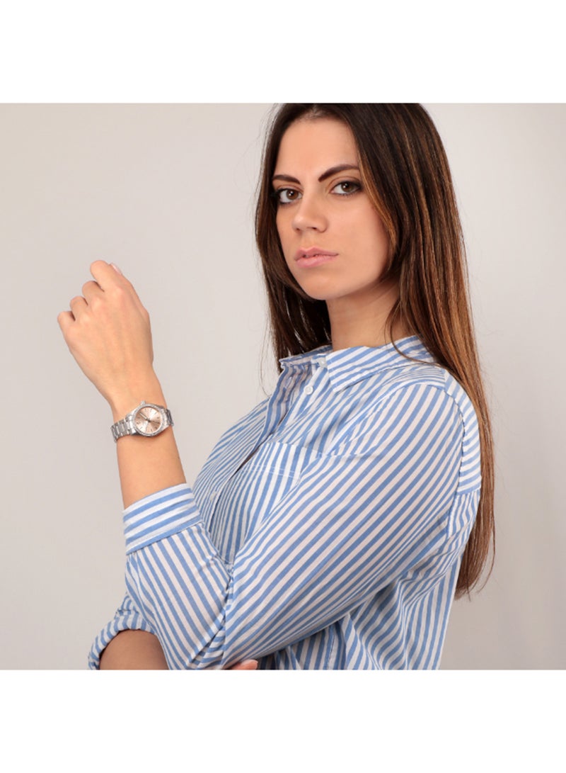 Sector 270 30MM 3H L.ROSE DIAL BR SS - Image 4