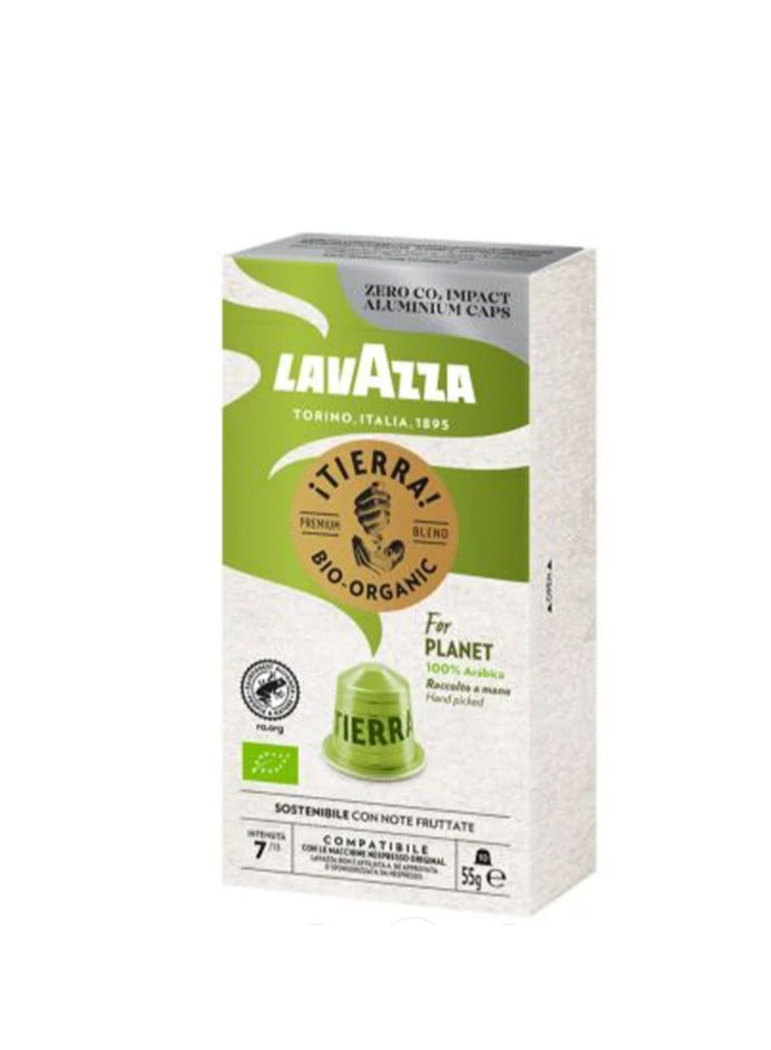 Lavazza Teirra Bio Organic Coffee Capsules - 10 Capsules - Image 1